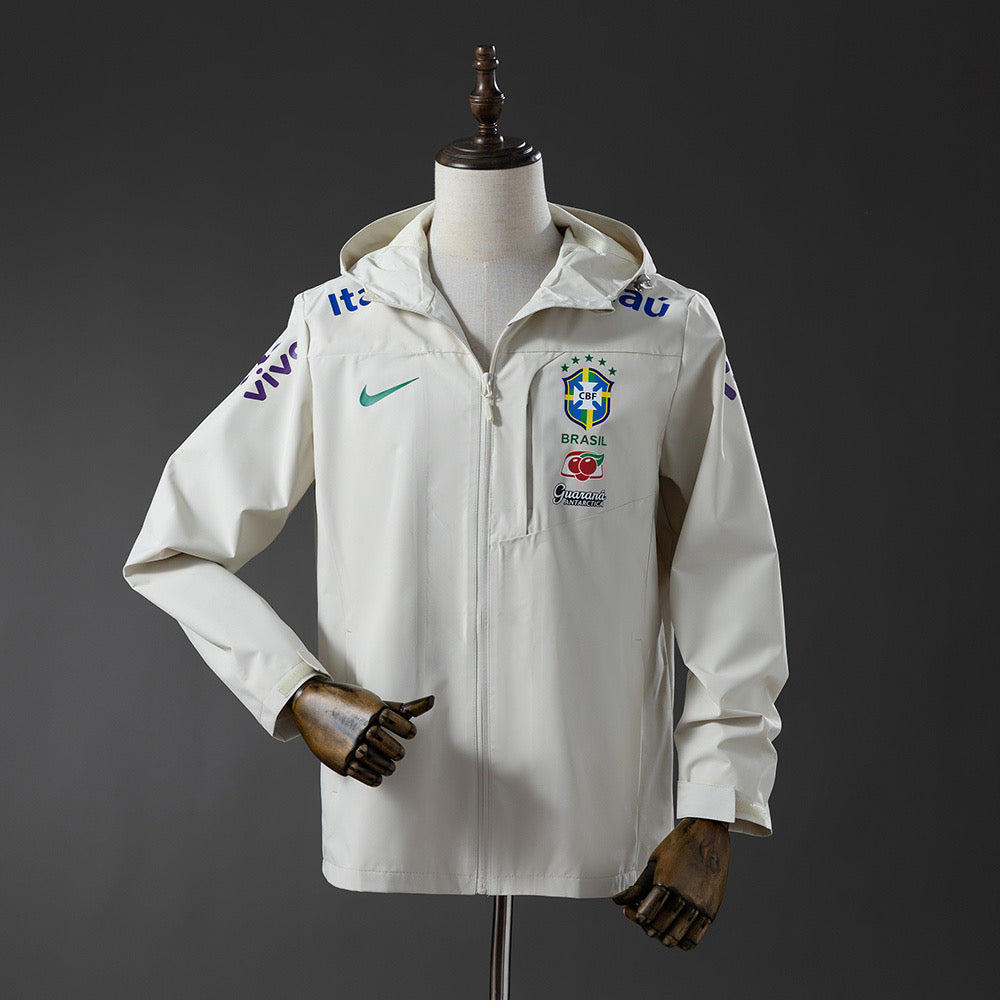 Brazil Cream Windbreaker Jacket