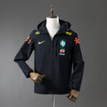 Brazil Black Windbreaker Jacket