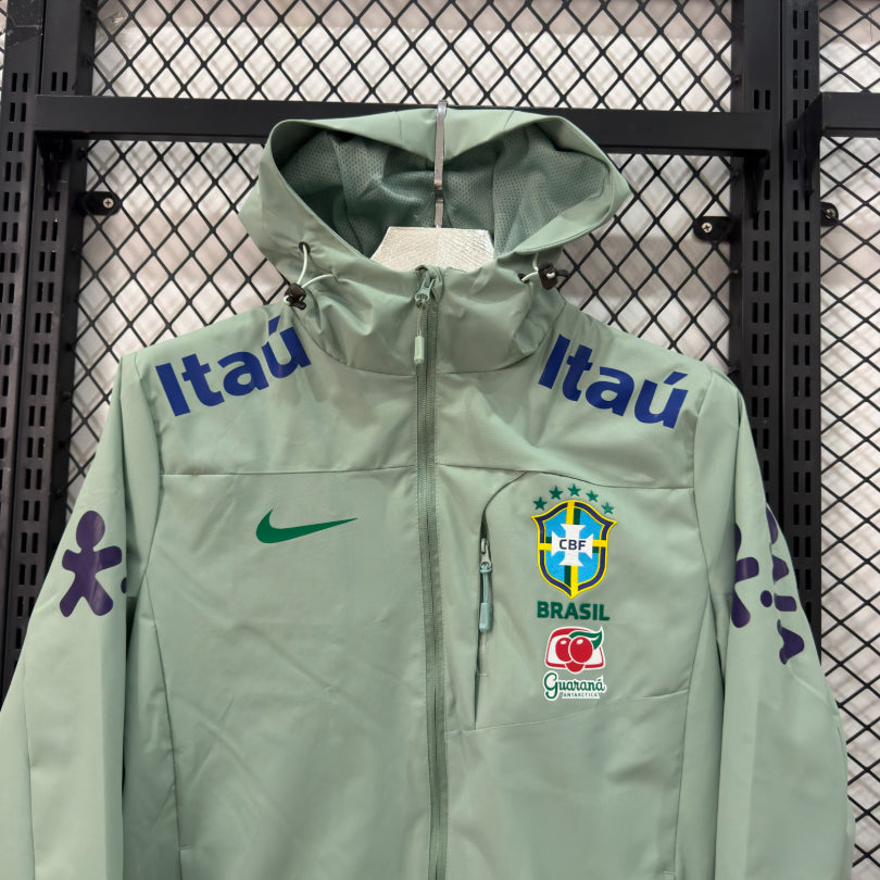 Brazil Mint Green Windbreaker Jacket