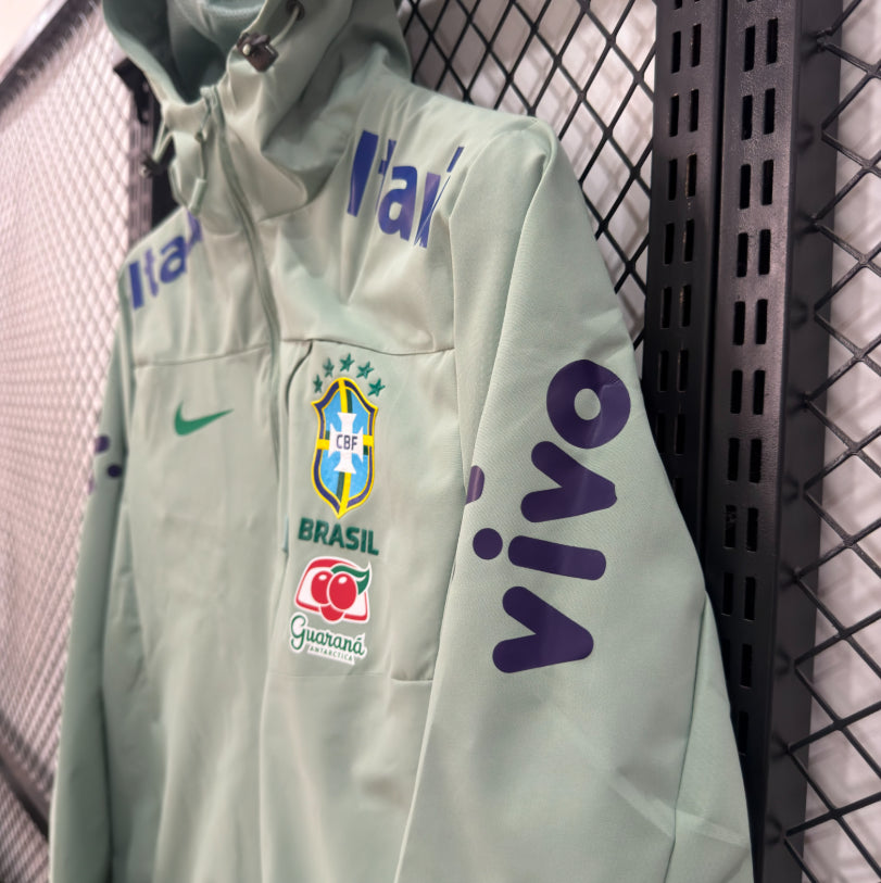 Brazil Mint Green Windbreaker Jacket
