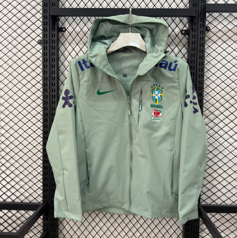 Brazil Mint Green Windbreaker Jacket