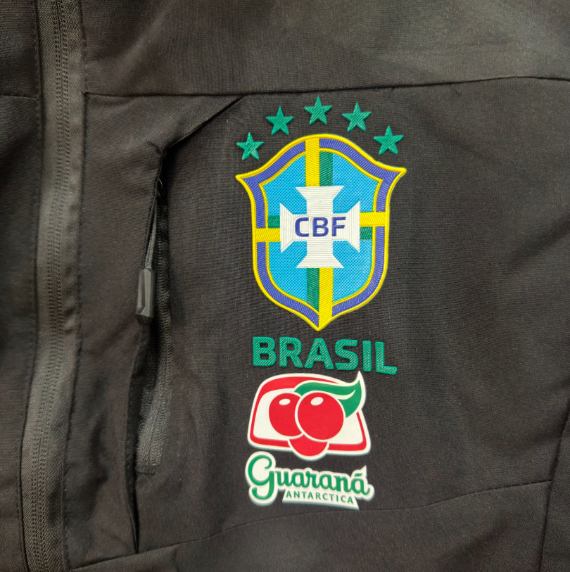 Brazil Black Windbreaker Jacket